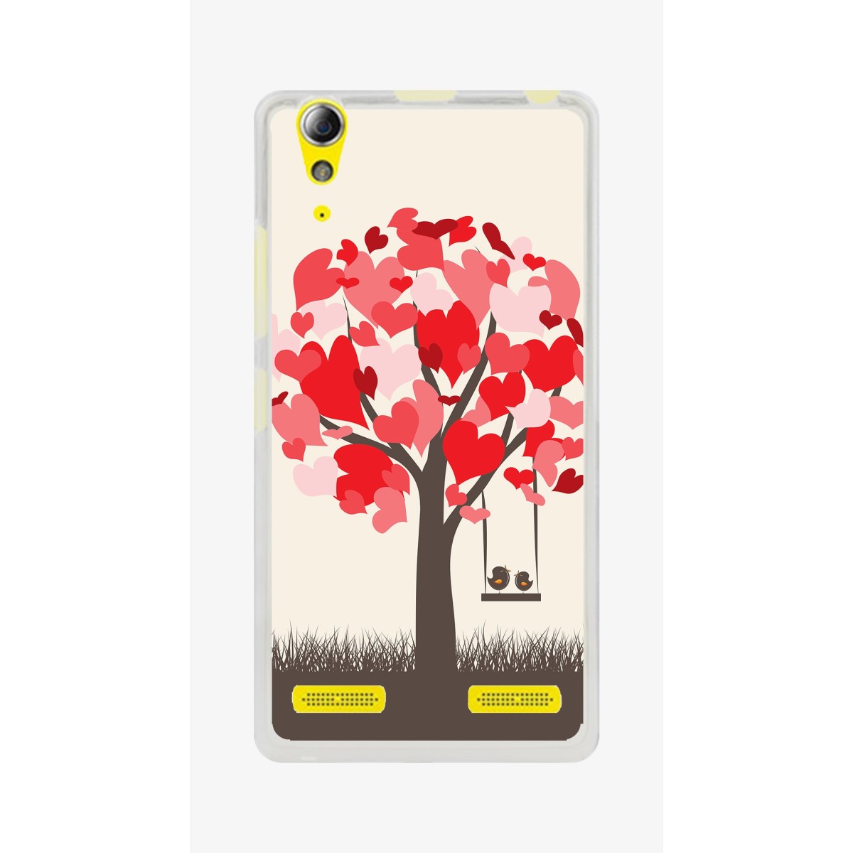 Funda Gel Tpu para Lenovo K3 / K30-W Diseño Pajaritos Dibujos