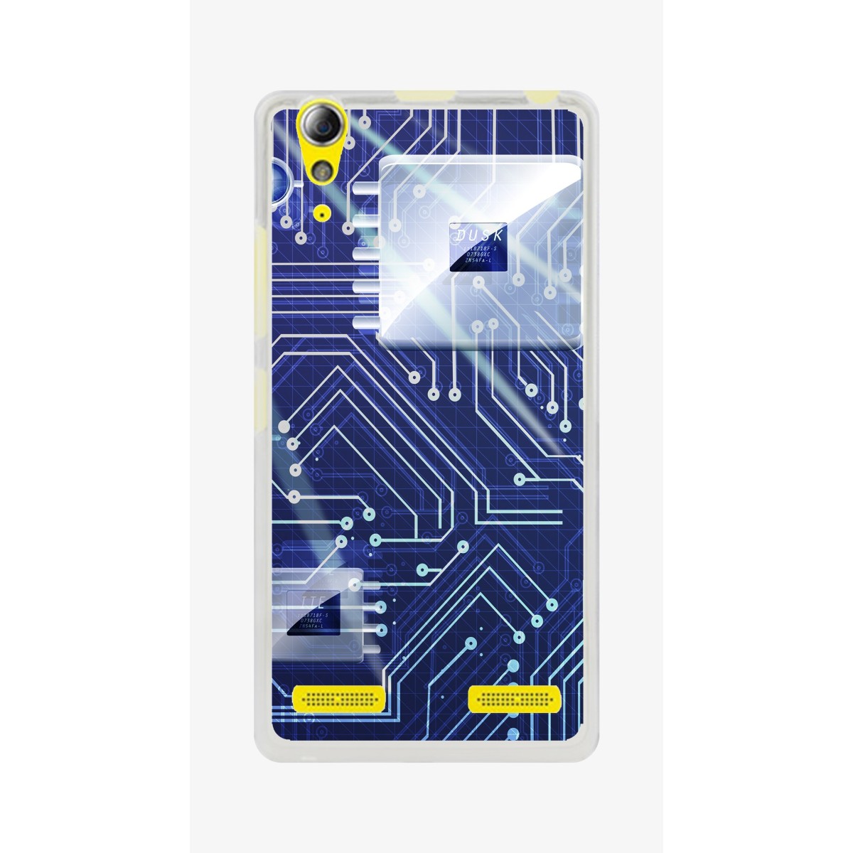 Funda Gel Tpu para Lenovo K3 / K30-W Diseño Circuito Dibujos