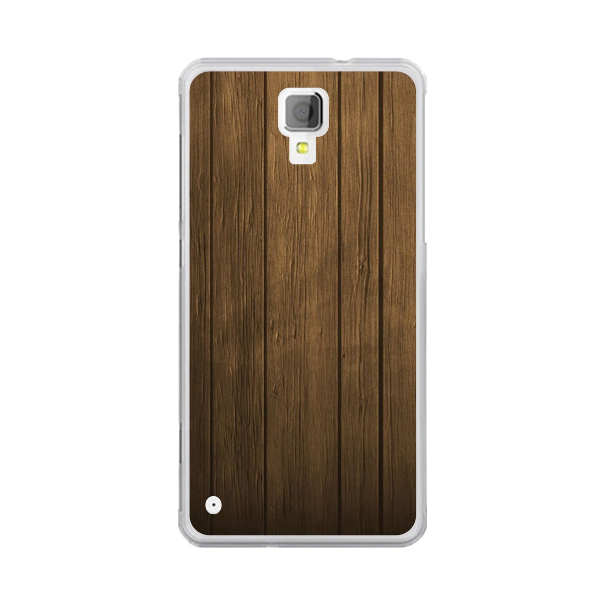 Funda Gel Tpu para Hisense C20 King Kong II Diseño Madera Dibujos