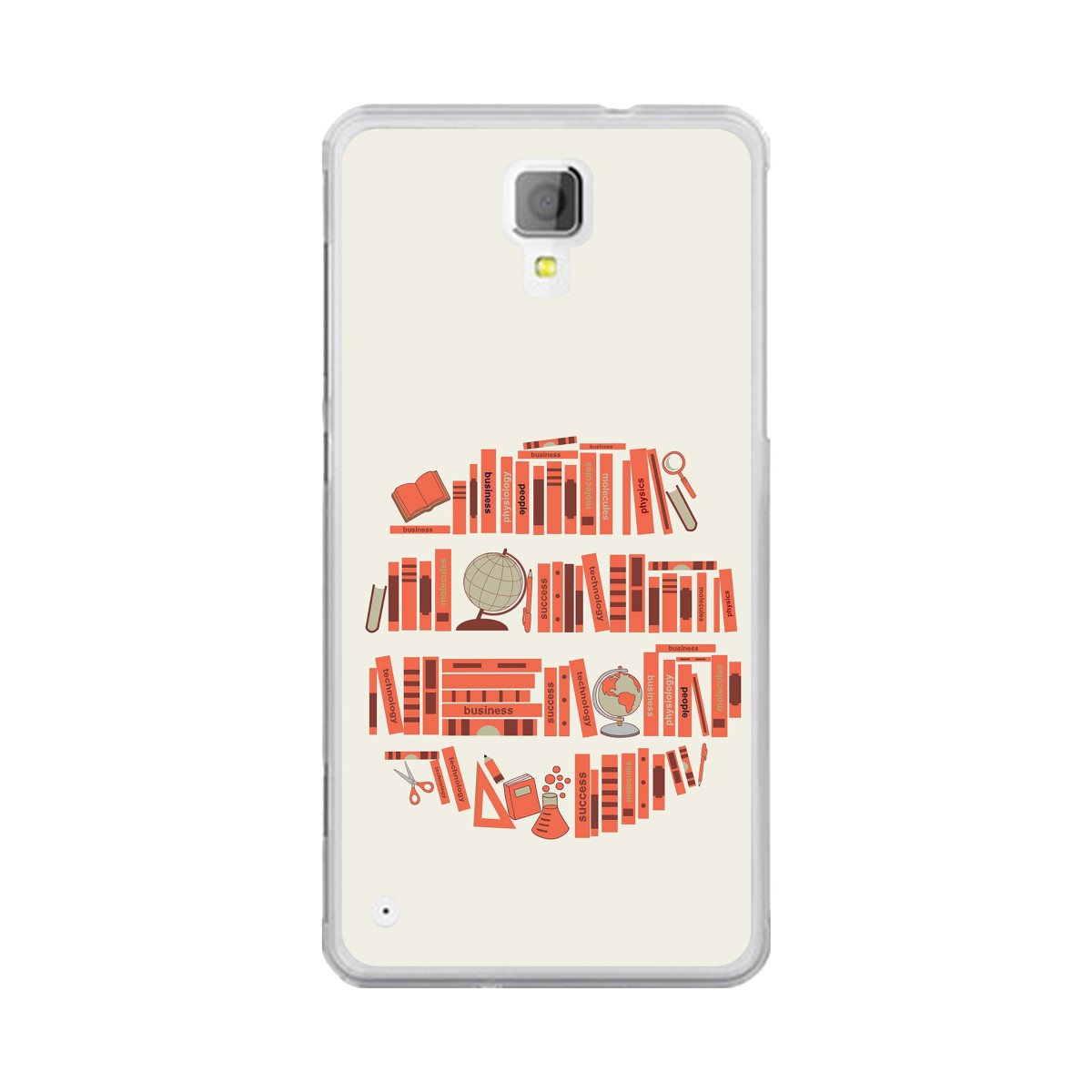 Funda Gel Tpu para Hisense C20 King Kong II Diseño Mundo-Libro Dibujos