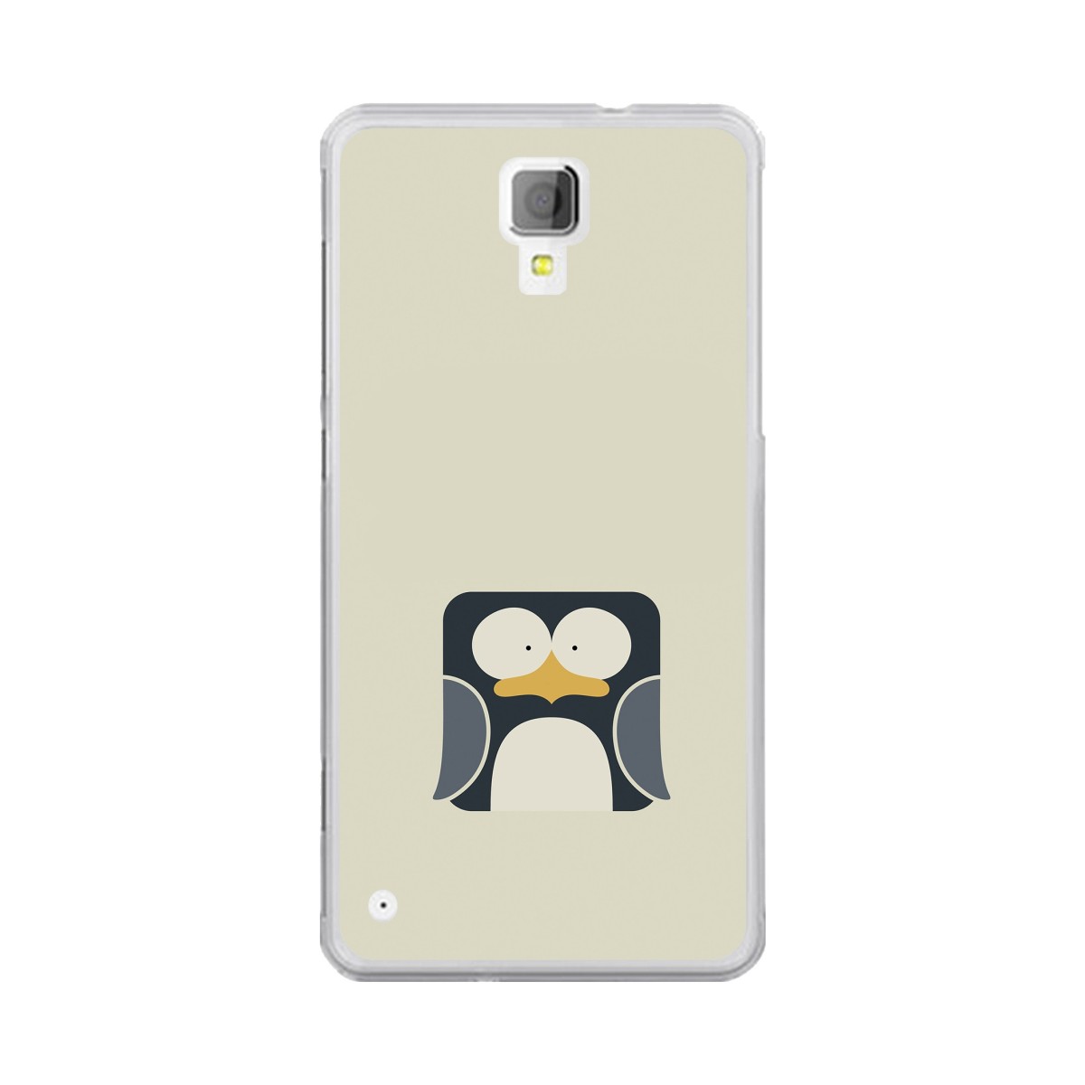 Funda Gel Tpu para Hisense C20 King Kong II Diseño Pingüino Dibujos