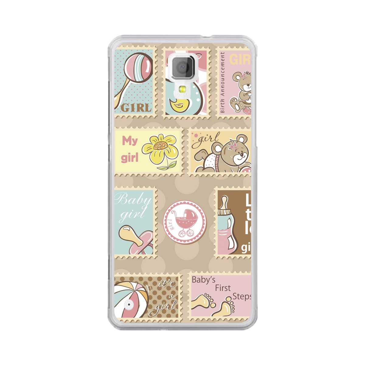 Funda Gel Tpu para Hisense C20 King Kong II Diseño Sellos Dibujos