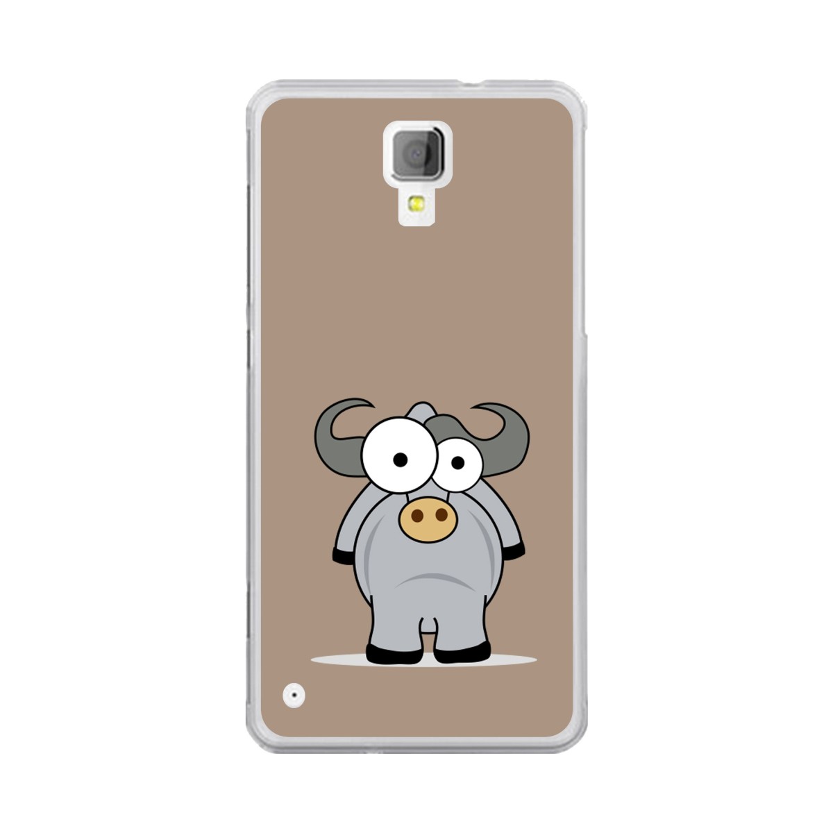 Funda Gel Tpu para Hisense C20 King Kong II Diseño Toro Dibujos