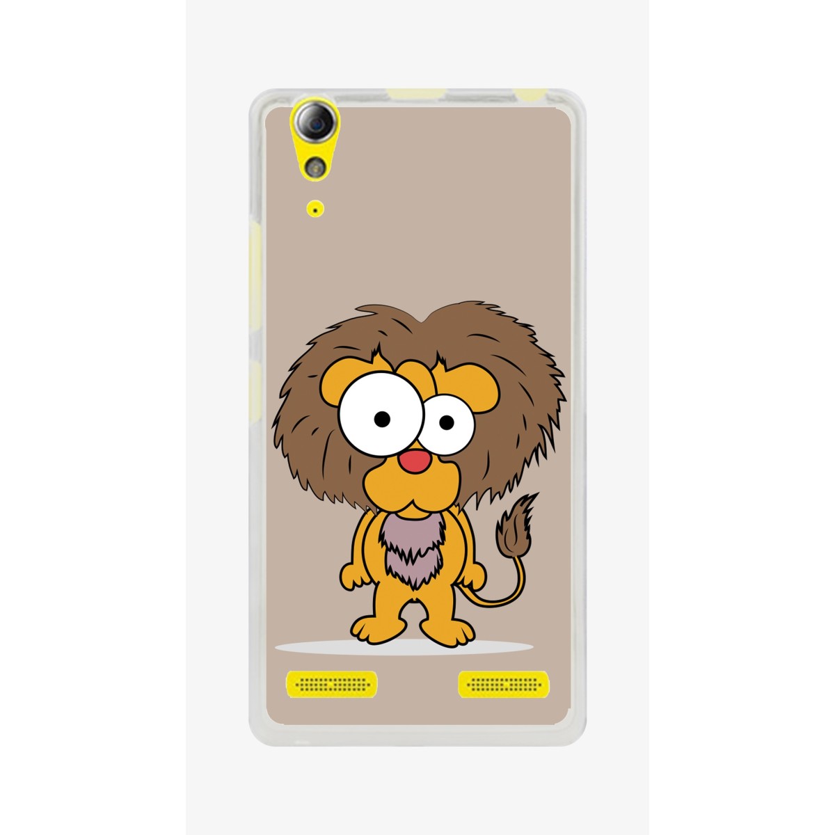 Funda Gel Tpu para Lenovo K3 / K30-W Diseño Leon Dibujos