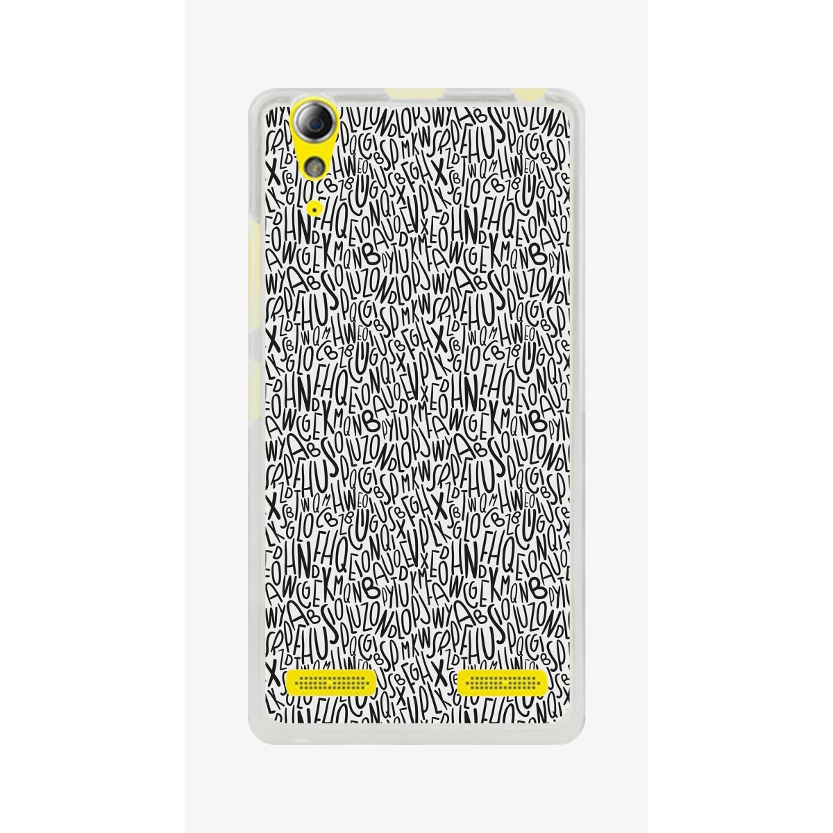 Funda Gel Tpu para Lenovo K3 / K30-W Diseño Letras Dibujos