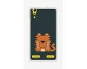 Funda Gel Tpu para Lenovo K3 / K30-W Diseño Tigre Dibujos