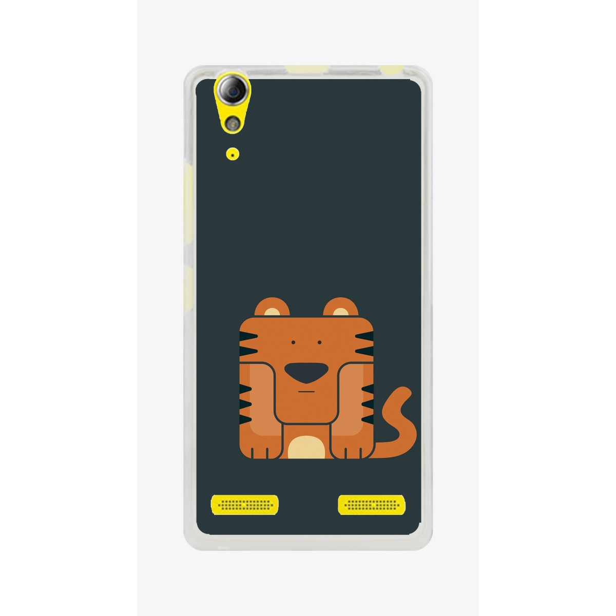 Funda Gel Tpu para Lenovo K3 / K30-W Diseño Tigre Dibujos