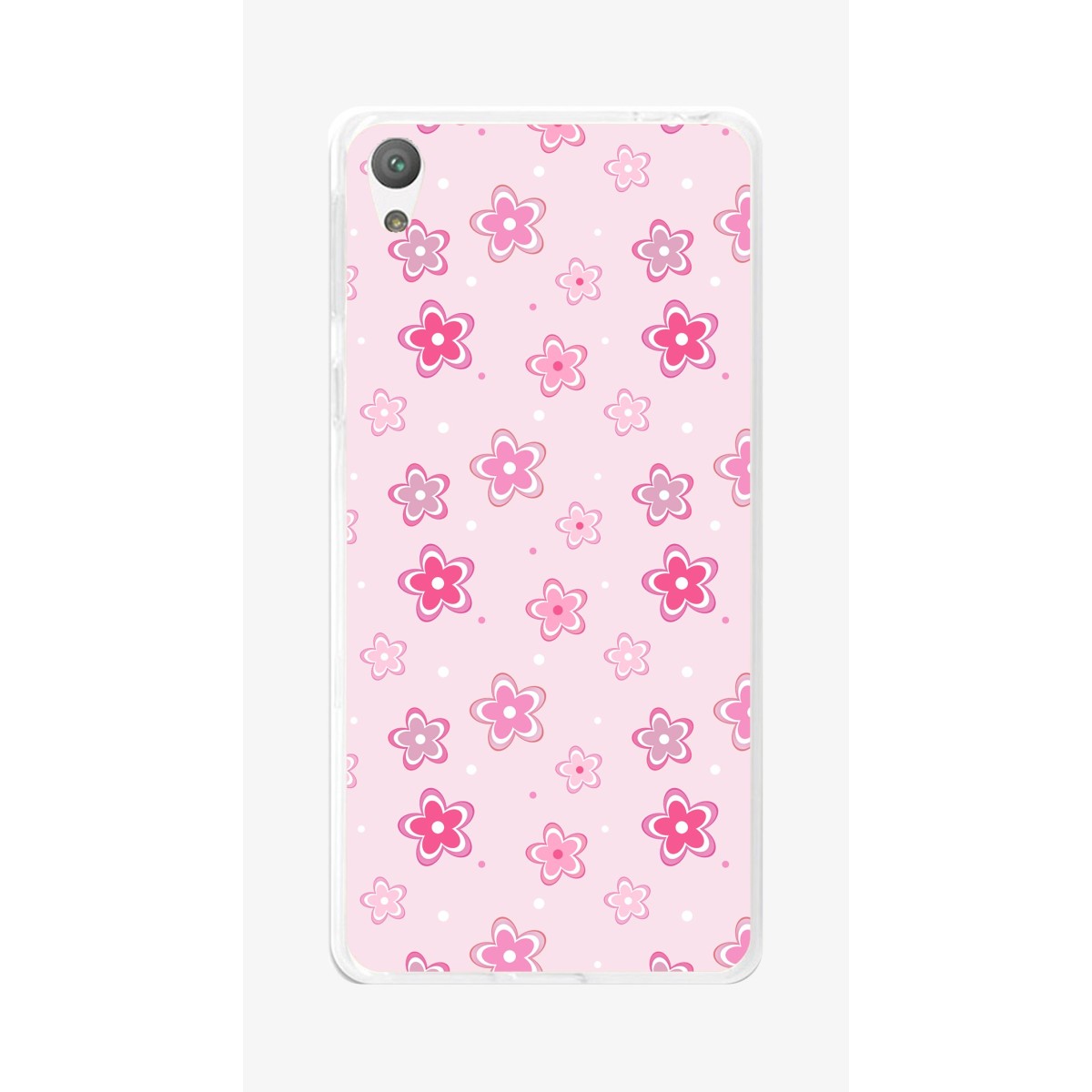 Funda Gel Tpu para Sony Xperia E5 Diseño Flores Dibujos