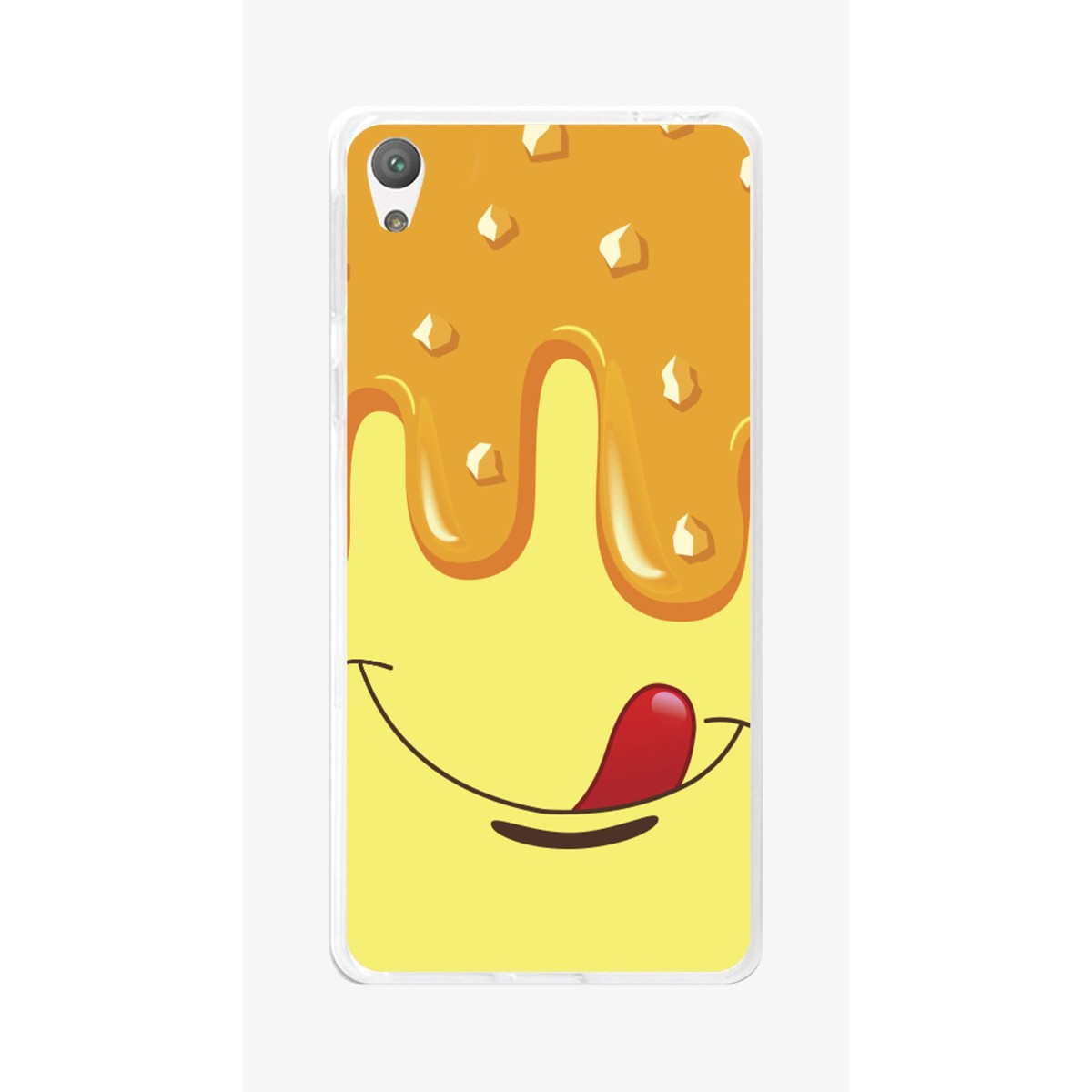 Funda Gel Tpu para Sony Xperia E5 Diseño Helado Vainilla Dibujos