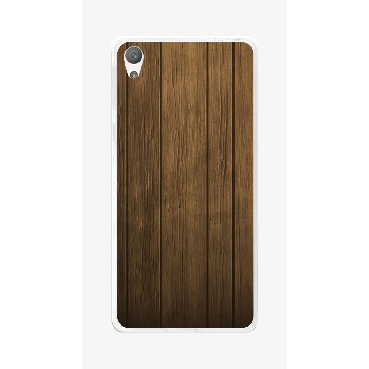 Funda Gel Tpu para Sony Xperia E5 Diseño Madera Dibujos