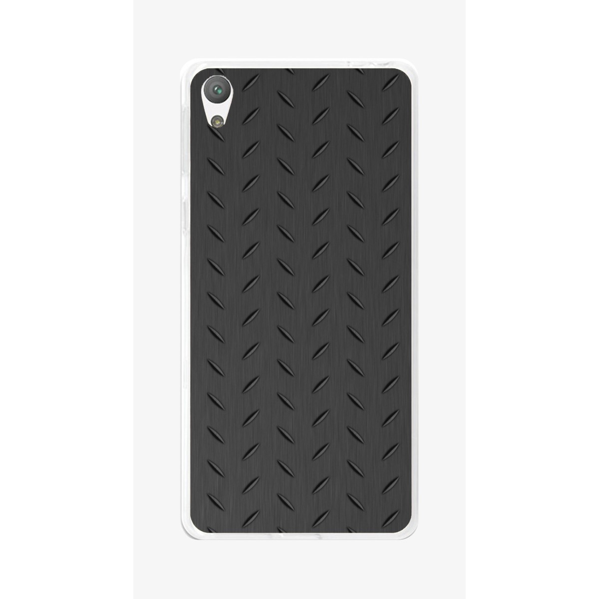 Funda Gel Tpu para Sony Xperia E5 Diseño Metal Dibujos