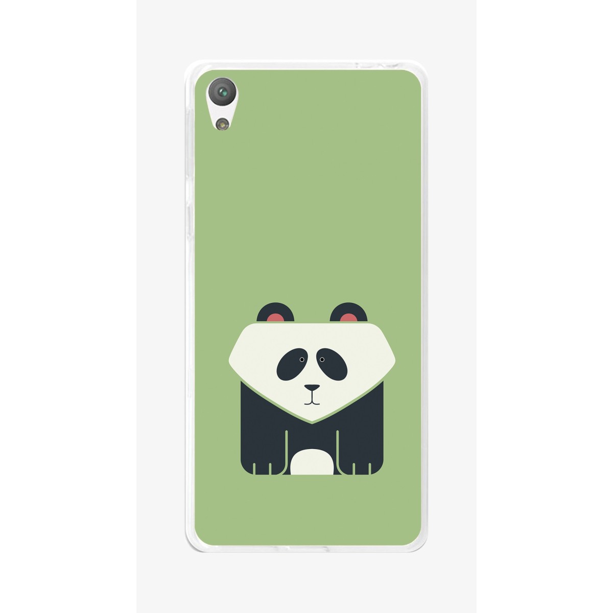 Funda Gel Tpu para Sony Xperia E5 Diseño Panda Dibujos