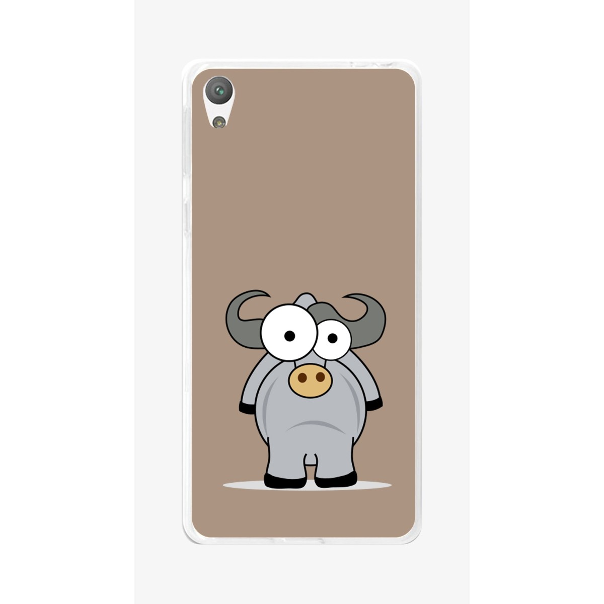 Funda Gel Tpu para Sony Xperia E5 Diseño Toro Dibujos