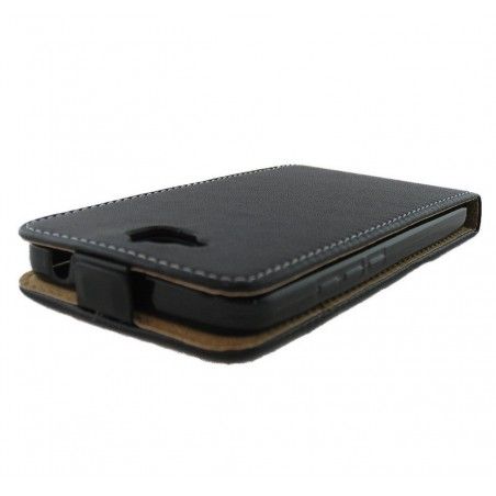 Funda Piel Premium Negra Ultra-Slim para Huawei Y6 Pro