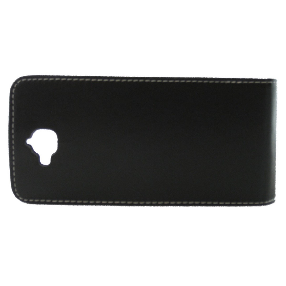 Funda Piel Premium Negra Ultra-Slim para Huawei Y6 Pro