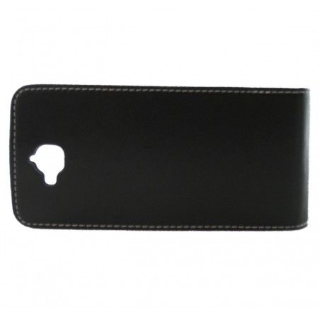 Funda Piel Premium Negra Ultra-Slim para Huawei Y6 Pro