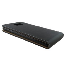 Funda Piel Premium Negra Ultra-Slim para Samsung Galaxy Note 7 2