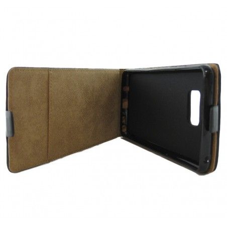 Funda Piel Premium Negra Ultra-Slim para Samsung Galaxy Note 7