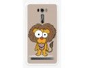 Funda Gel Tpu para Asus Zenfone 2 Laser 6" Ze601Kl Diseño Leon Dibujos