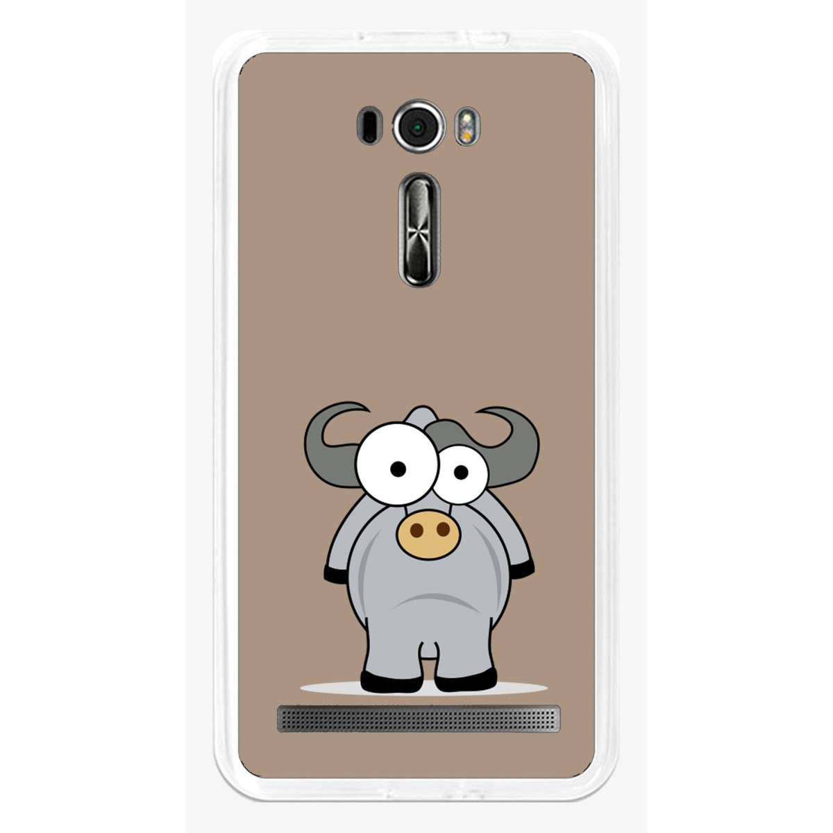 Funda Gel Tpu para Asus Zenfone 2 Laser 6" Ze601Kl Diseño Toro Dibujos