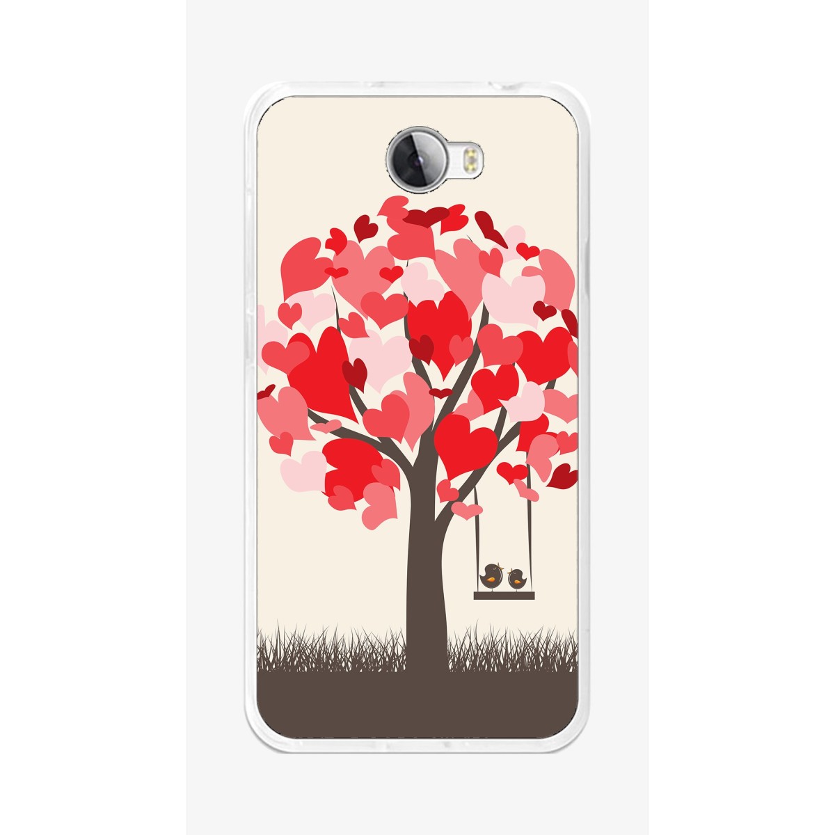 Funda Gel Tpu para Huawei Y5 Ii / Y6 II Compact Diseño Pajaritos Dibujos