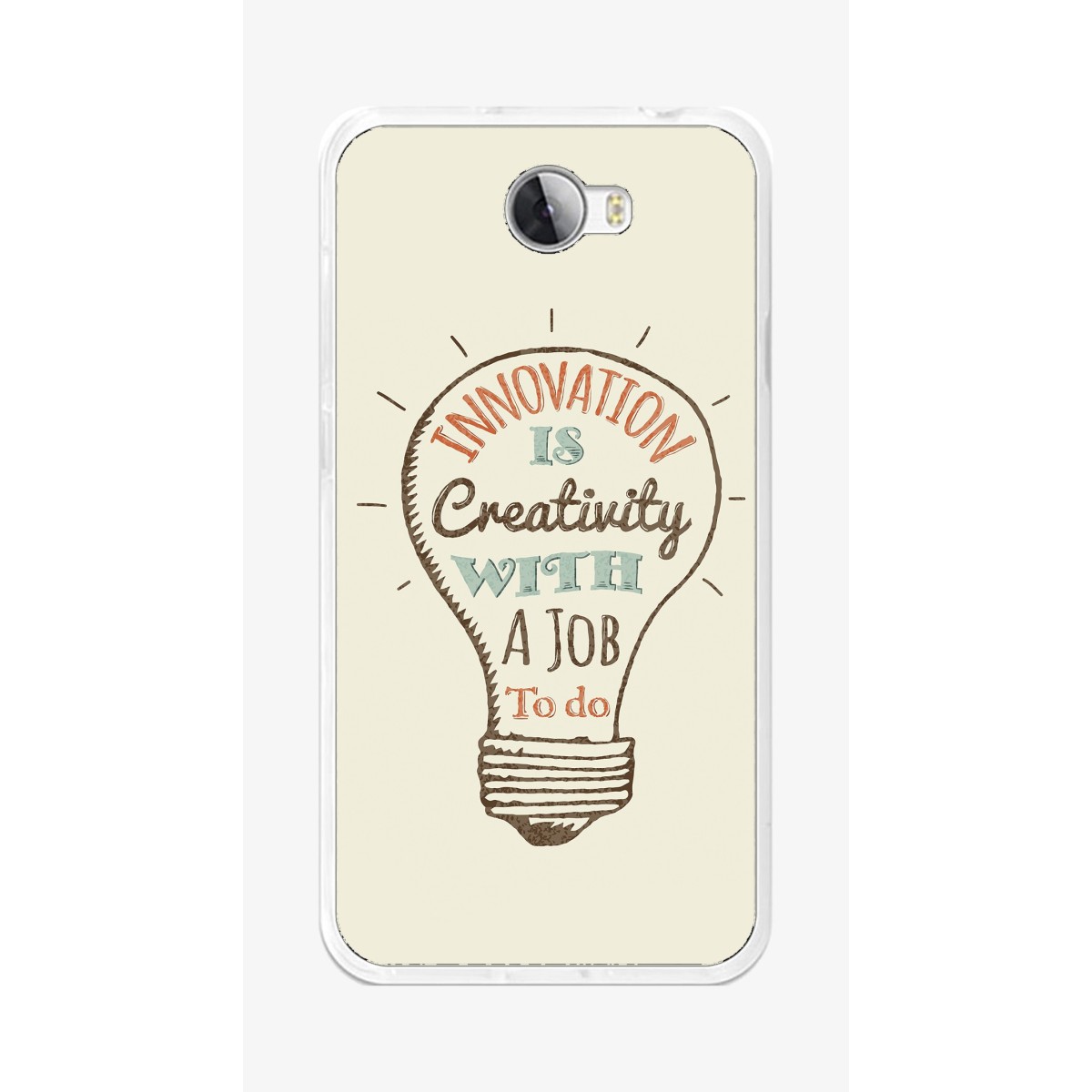 Funda Gel Tpu para Huawei Y5 Ii / Y6 II Compact Diseño Creativity Dibujos