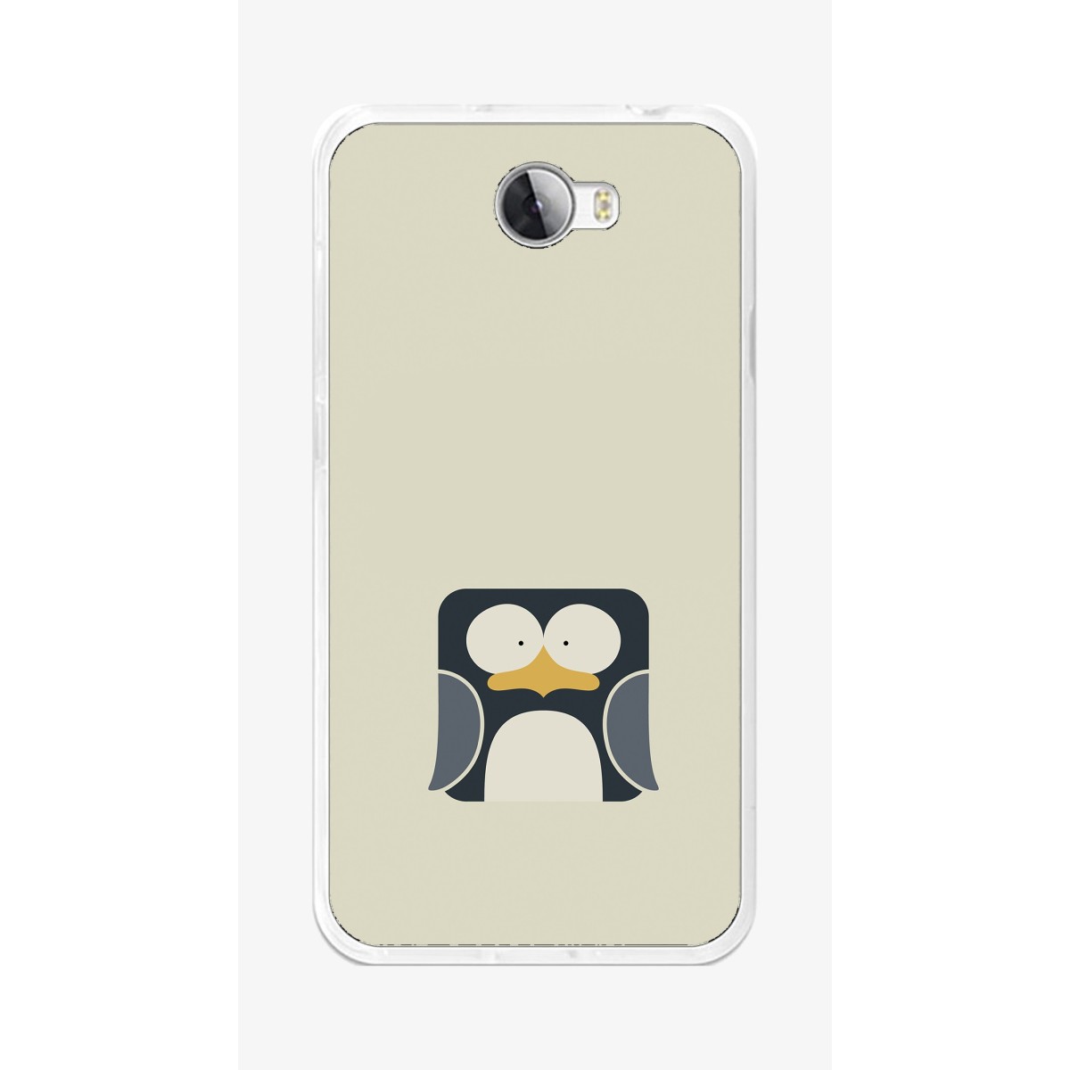 Funda Gel Tpu para Huawei Y5 Ii / Y6 II Compact Diseño Pingüino Dibujos
