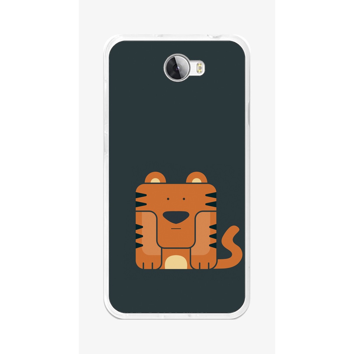 Funda Gel Tpu para Huawei Y5 Ii / Y6 II Compact Diseño Tigre Dibujos