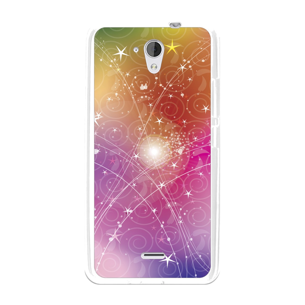 Funda Gel Tpu para Hisense F20 Diseño Abstracto Dibujos
