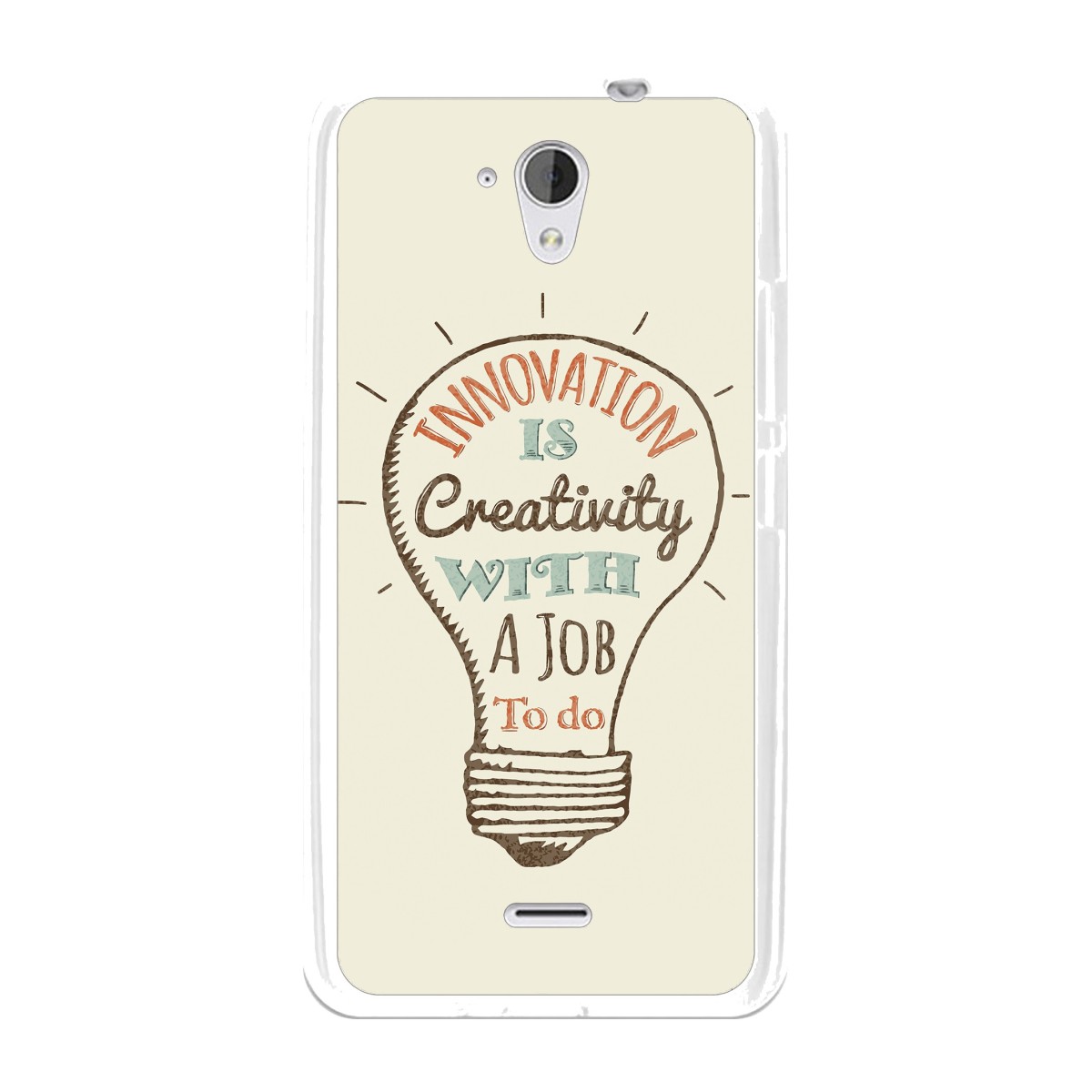 Funda Gel Tpu para Hisense F20 Diseño Creativity Dibujos