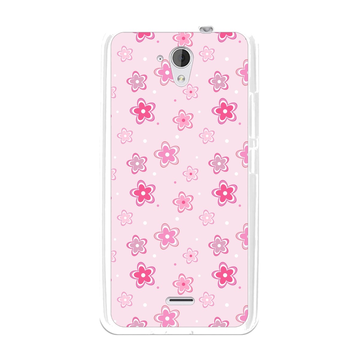 Funda Gel Tpu para Hisense F20 Diseño Flores Dibujos