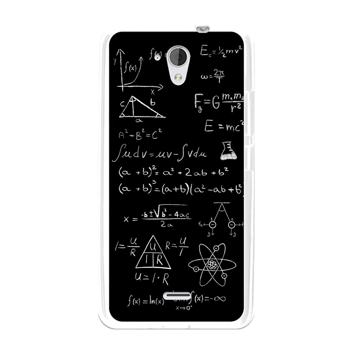 Funda Gel Tpu para Hisense F20 Diseño Formulas Dibujos