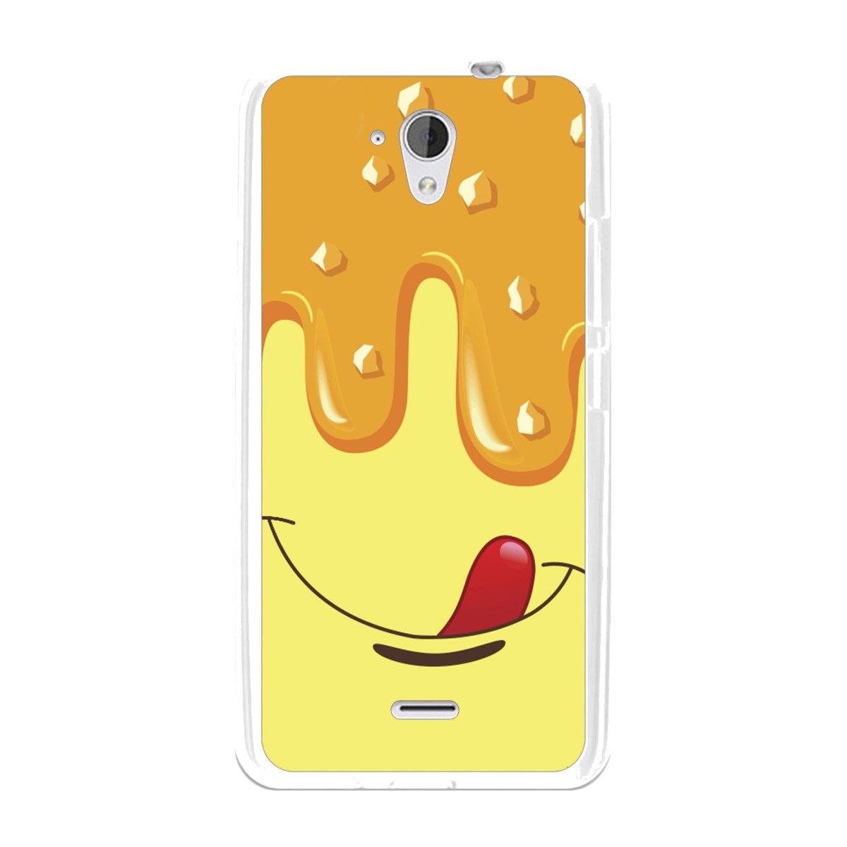 Funda Gel Tpu para Hisense F20 Diseño Helado Vainilla Dibujos