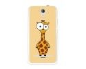 Funda Gel Tpu para Hisense F20 Diseño Jirafa Dibujos