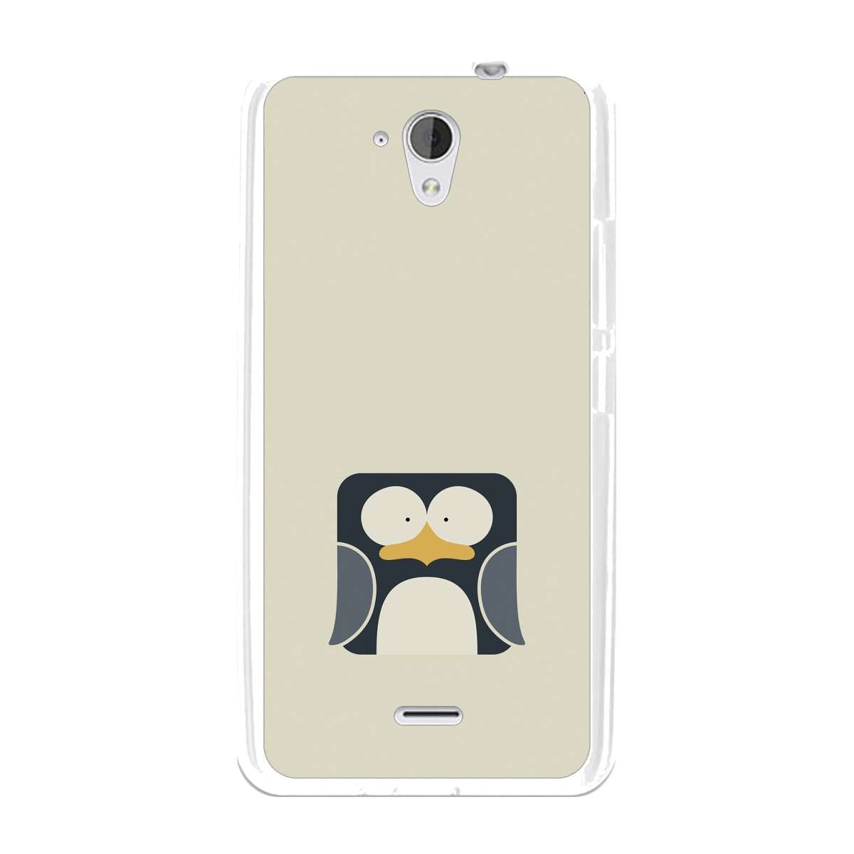 Funda Gel Tpu para Hisense F20 Diseño Pingüino Dibujos