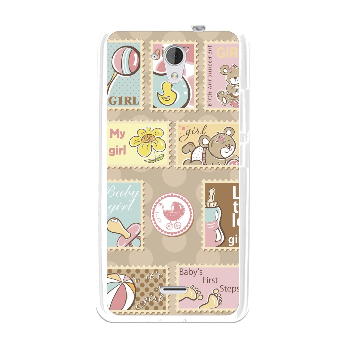 Funda Gel Tpu para Hisense F20 Diseño Sellos Dibujos