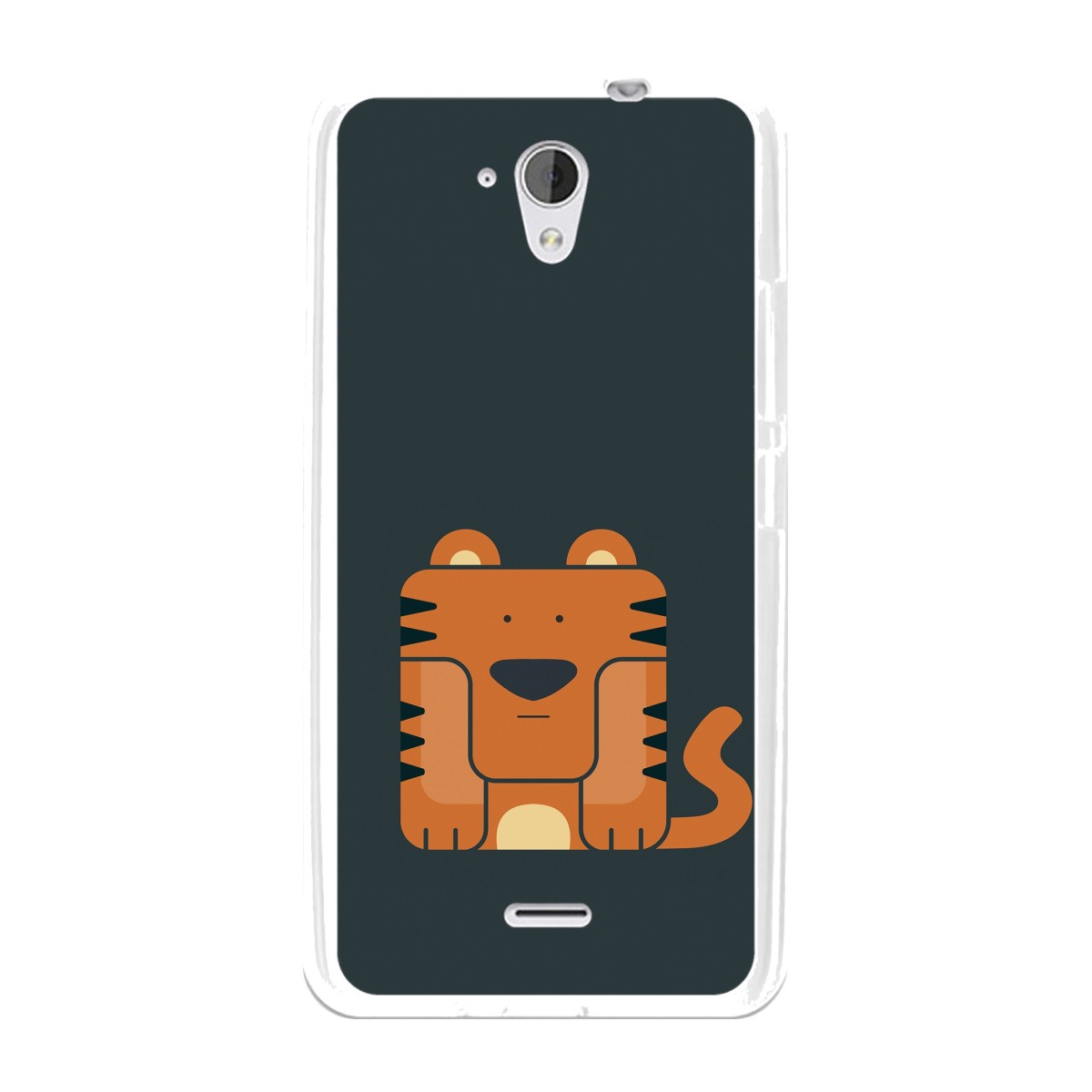 Funda Gel Tpu para Hisense F20 Diseño Tigre Dibujos