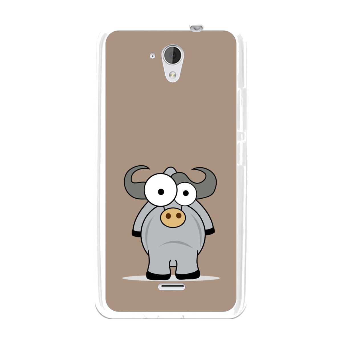 Funda Gel Tpu para Hisense F20 Diseño Toro Dibujos