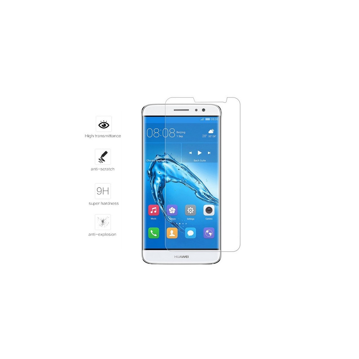 Protector Pantalla Cristal Templado para Huawei Nova Plus Vidrio