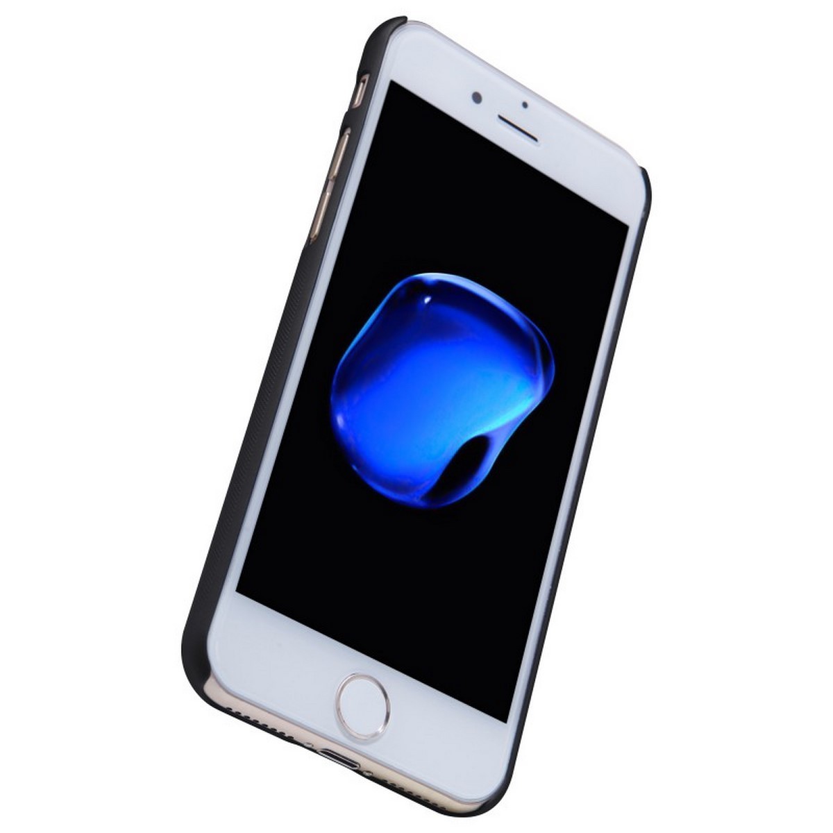 Carcasa Funda Negra Nillkin Modelo Frosted + Protector para Iphone 7 Plus / 8 Plus