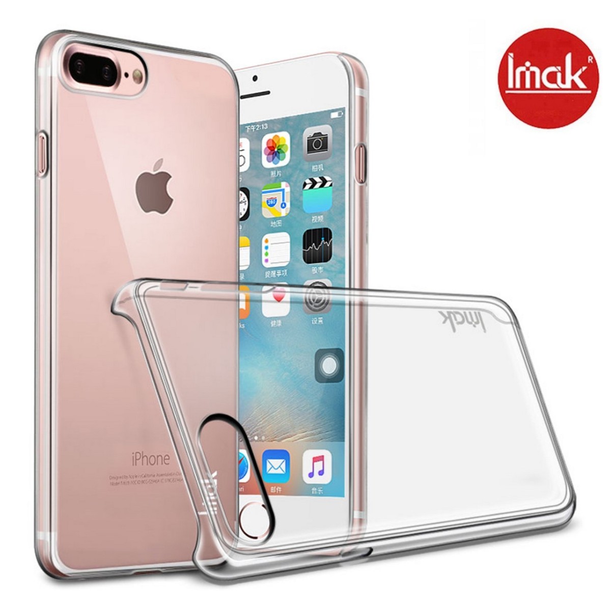 Carcasa Funda Dura Transparente Imak para Iphone 7 Plus / 8 Plus
