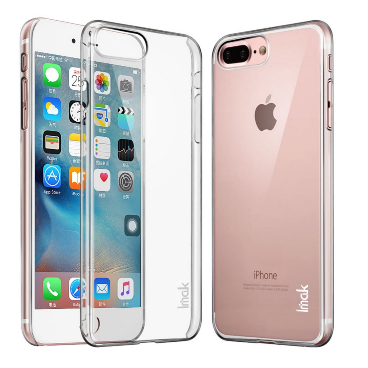 Carcasa Funda Dura Transparente Imak para Iphone 7 Plus / 8 Plus