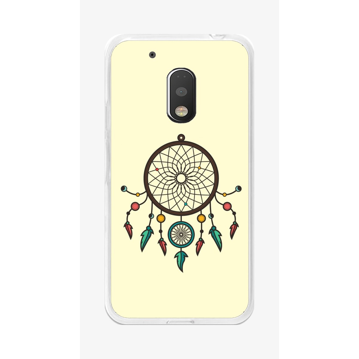 Funda Gel Tpu para Motorola Moto G4 Play Diseño Atrapasueños Dibujos