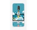 Funda Gel Tpu para Motorola Moto G4 Play Diseño Cohete Dibujos