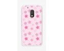 Funda Gel Tpu para Motorola Moto G4 Play Diseño Flores Dibujos