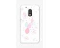 Funda Gel Tpu para Motorola Moto G4 Play Diseño Flores-Minimal Dibujos