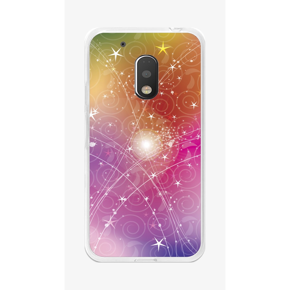 Funda Gel Tpu para Motorola Moto G4 Play Diseño Abstracto Dibujos