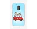 Funda Gel Tpu para Motorola Moto G4 Play Diseño Furgoneta Dibujos