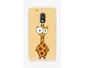Funda Gel Tpu para Motorola Moto G4 Play Diseño Jirafa Dibujos