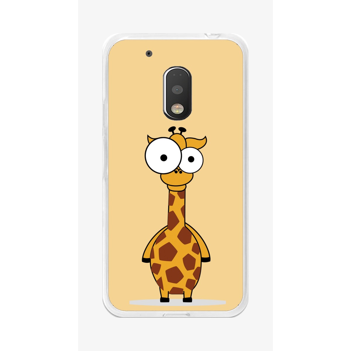 Funda Gel Tpu para Motorola Moto G4 Play Diseño Jirafa Dibujos